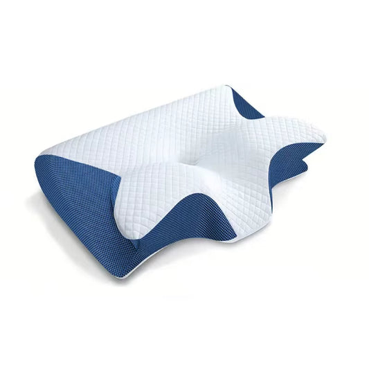 New Horn Butterfly Pillow Neck Pillow Sleep Pillow Slow Rebound Memory Pillow Cervical Spine Pillow Core Pillow